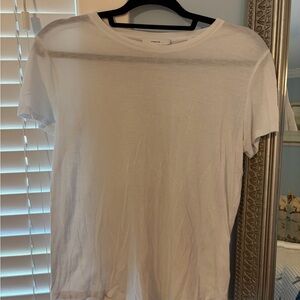 Vince Soft White V-Neck Tee
